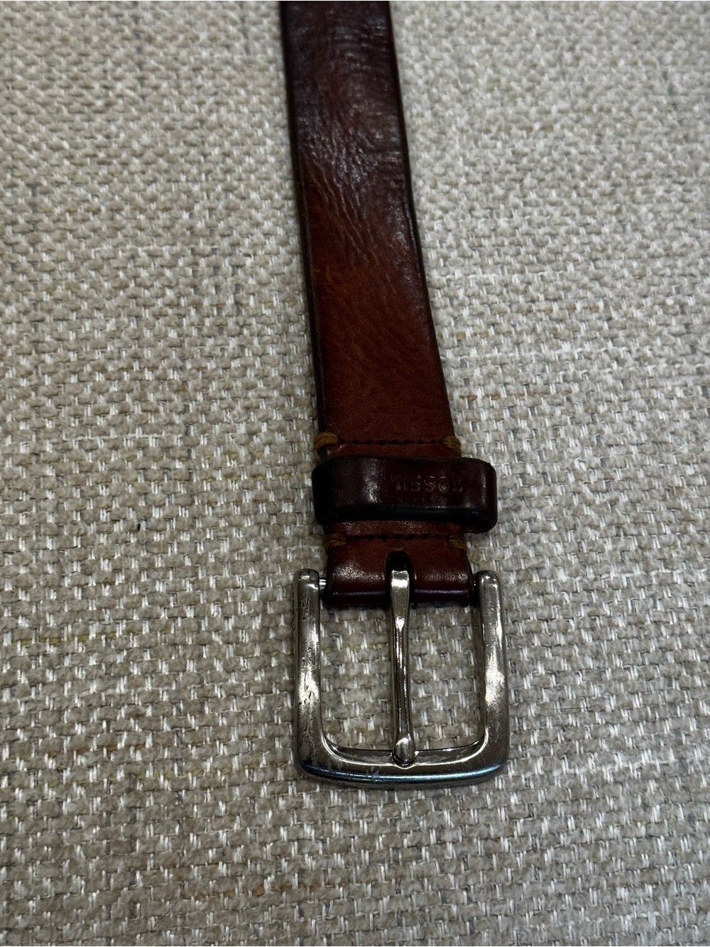 Brown Leather Belt for Men - Classic Casual Style